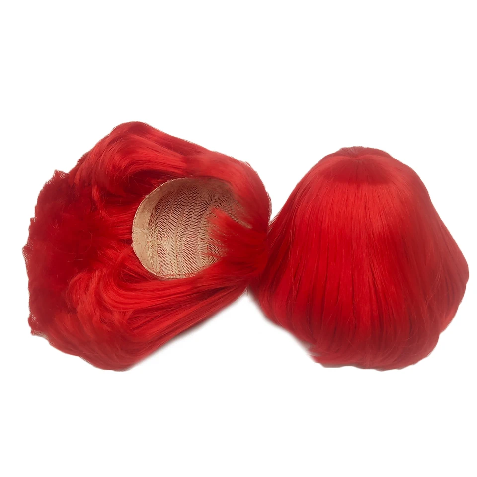 Sweetpea Doll Accessories Red 1/3 Bjd Wig Doll Hair Wig Short Curls With Bangs Suit Lovely Girl Baby Hair
Sweetpea Doll Accessories Red 1/3 Bjd Wig Doll Hair Wig Short Curls With Bangs Suit Lovely Girl Baby Hair