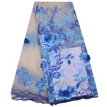 Latest Style French 3D Lace Fabric Tulle Net Fabric 2018 High Quality African Net Lace Blue Embroidery Mesh Lace Fabric 1279
Latest Style French 3D Lace Fabric Tulle Net Fabric 2018 High Quality African Net Lace Blue Embroidery Mesh Lace Fabric 1279