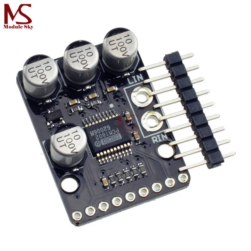 PCM1802 Audio Stereo A/D Converter ADC Decoder 24bit 96kHz Amplifier Player Board ANALOG-INPUT Module
PCM1802 Audio Stereo A/D Converter ADC Decoder 24bit 96kHz Amplifier Player Board ANALOG-INPUT Module