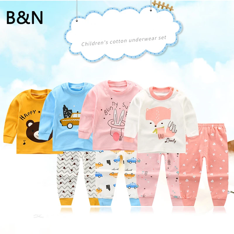 B&N Children Autumn Pajamas Clothing Set Boys & Girls Cartoon Sleepwear Suit Set Kids Long-Sleeved+Pant 2-Piece Baby Clothes
B&N Children Autumn Pajamas Clothing Set Boys & Girls Cartoon Sleepwear Suit Set Kids Long-Sleeved+Pant 2-Piece Baby Clothes