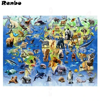 New arrival 5D Diamond Painting world map Cross Stitch Kits Full diamond Embroidery animal Pattern mosaic Decor Arts and crafts
New arrival 5D Diamond Painting world map Cross Stitch Kits Full diamond Embroidery animal Pattern mosaic Decor Arts and crafts