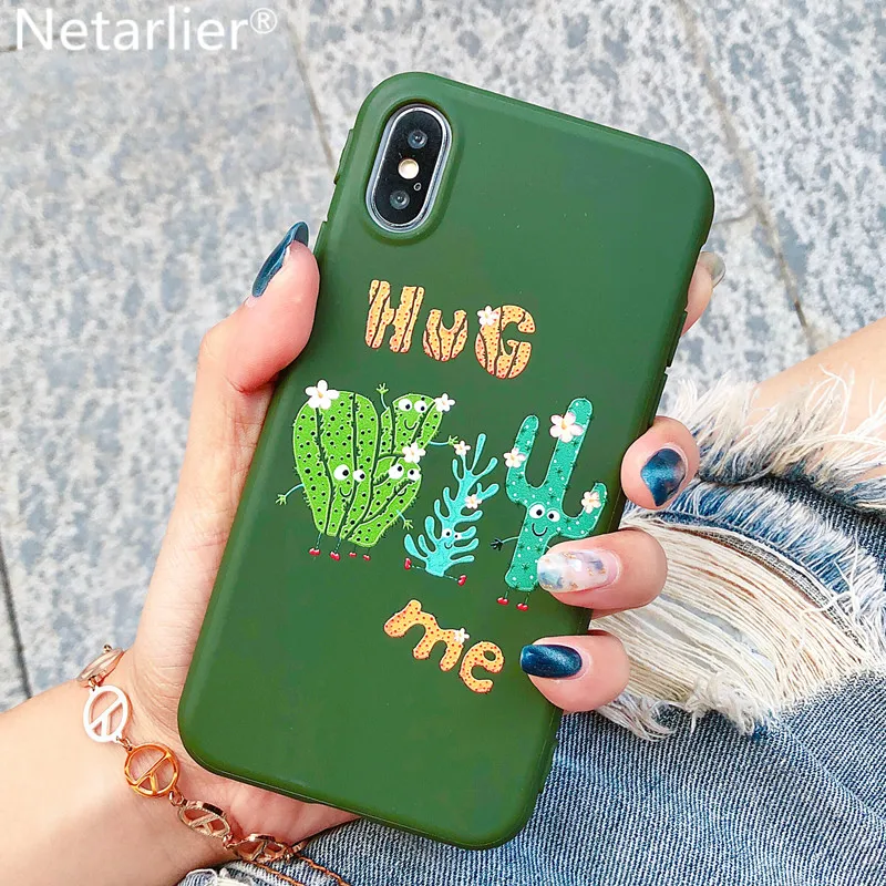 Netarlier New Fashion Case For iPhone 7 8Plus ix ten Cartoon Green Plant Cactus Dog Hug Me Leaf Design TPU Soft Phone Case Cover
Netarlier New Fashion Case For iPhone 7 8Plus ix ten Cartoon Green Plant Cactus Dog Hug Me Leaf Design TPU Soft Phone Case Cover