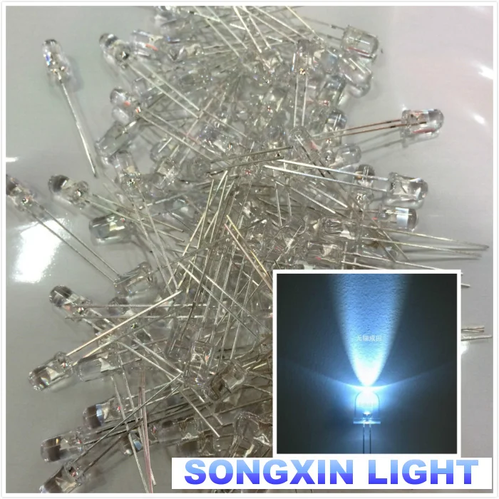 1000pcs 5mm Round white Light lamp LED ultra bright bulbs emitting diode F5mm XIASONGXIN LIGHT F5 LED WHITE 14000mcd
1000pcs 5mm Round white Light lamp LED ultra bright bulbs emitting diode F5mm XIASONGXIN LIGHT F5 LED WHITE 14000mcd
