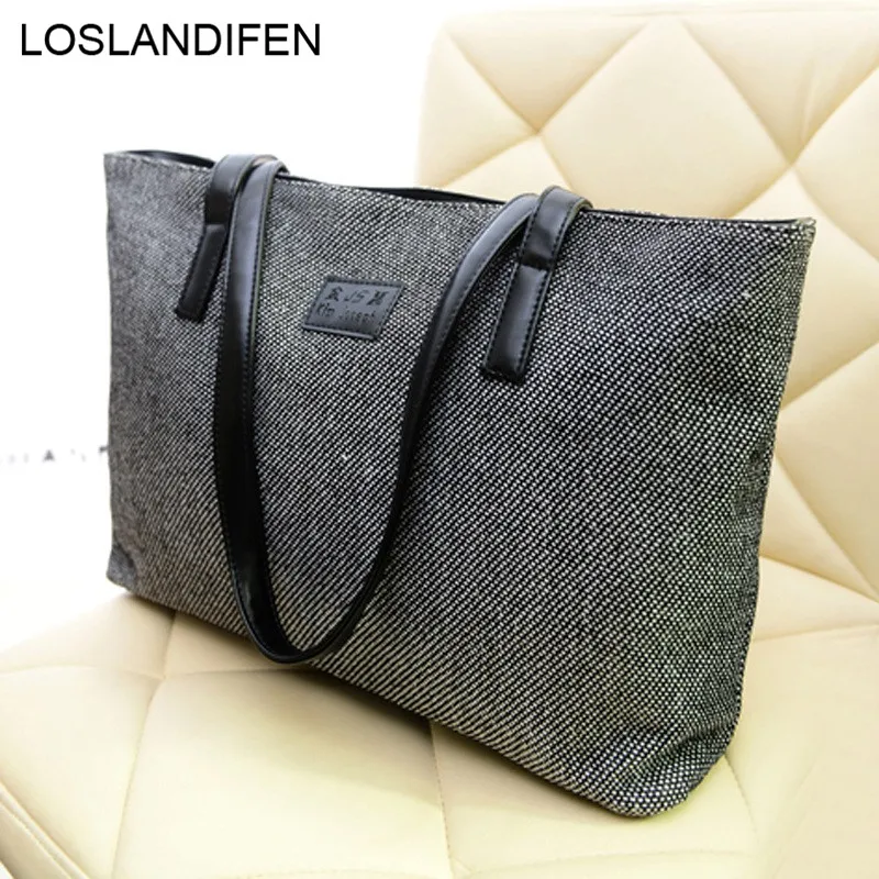 Luxury Brand Women Shoulder Bag Soft Canvas Top Handle Bags Ladies Tote Handbag High Quality Large Capacity Women's Handbags
Luxury Brand Women Shoulder Bag Soft Canvas Top Handle Bags Ladies Tote Handbag High Quality Large Capacity Women's Handbags