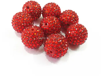 Wholesale Large Size 24mm 80pcs/lot Red Resin Rhinestone Beads For Chunky Necklace Making
Wholesale Large Size 24mm 80pcs/lot Red Resin Rhinestone Beads For Chunky Necklace Making