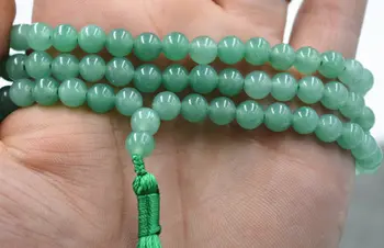 HOT 6mm stone Buddhist Aventurine jade 108 Prayer Beads Mala Bracelet Necklace A jade Jewelry crystal
HOT 6mm stone Buddhist Aventurine jade 108 Prayer Beads Mala Bracelet Necklace A jade Jewelry crystal