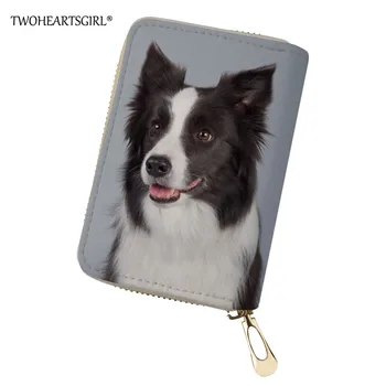 Twoheartsgirl Brand Business Card Holder for Women Border Collie Prints Female Leather Cardholder Bank Card Holder Coin Purse
Twoheartsgirl Brand Business Card Holder for Women Border Collie Prints Female Leather Cardholder Bank Card Holder Coin Purse