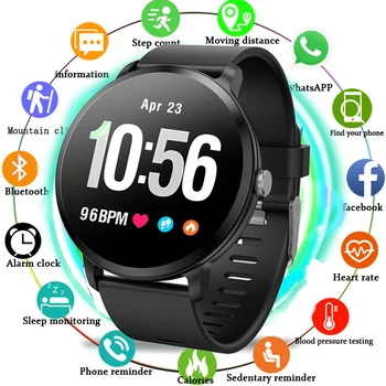 Stylish SmartWatch V11 1.3 Inch 240*240 Tempered Glass Screen IP67 Waterproof Heart Rate Monitoring Blood Pressure For Men Women
Stylish SmartWatch V11 1.3 Inch 240*240 Tempered Glass Screen IP67 Waterproof Heart Rate Monitoring Blood Pressure For Men Women