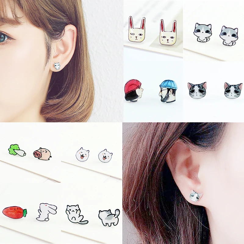 Sale 1Pair Cute Animal Cartoon Studs Earring Wedding Cute Plastic Allergy Free Unique Beautiful Handmade Jewelry Gifts
Sale 1Pair Cute Animal Cartoon Studs Earring Wedding Cute Plastic Allergy Free Unique Beautiful Handmade Jewelry Gifts