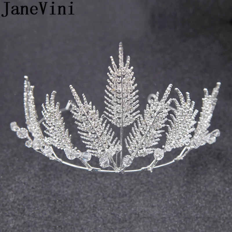 JaneVini Sparkling Crystal Hair Jewellery Wedding Gold Leaf Bride Tiaras and Crowns Headband Silver Rhinestone Bridal Prom Crown
JaneVini Sparkling Crystal Hair Jewellery Wedding Gold Leaf Bride Tiaras and Crowns Headband Silver Rhinestone Bridal Prom Crown