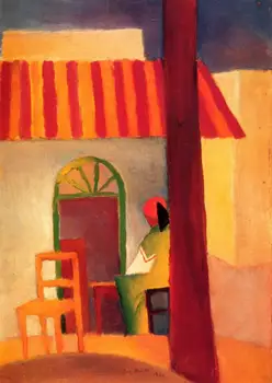 High quality Oil painting Canvas Reproductions Turkish Cafe (I) (1914) By August Macke hand painted
High quality Oil painting Canvas Reproductions Turkish Cafe (I) (1914) By August Macke hand painted