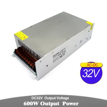 Universal Switch power supply 32V 18.8A 600W Driver Transformer 110V 220V AC DC32V SMPS For Lighting Stepper Motor Machinery
Universal Switch power supply 32V 18.8A 600W Driver Transformer 110V 220V AC DC32V SMPS For Lighting Stepper Motor Machinery