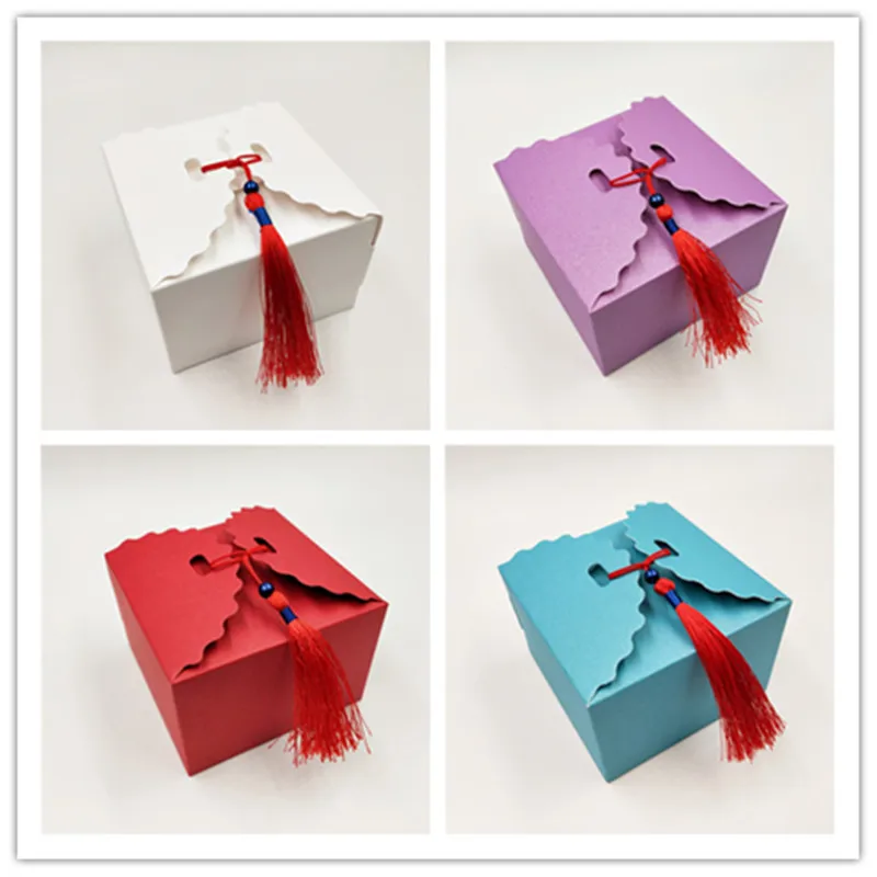 100Pcs/Lot 9x9x6cm Natural Kraft Paper Candy Gift Pack Box Available Red Tassel Blue Bead Satin Ribbon String For Valentin`s Day
100Pcs/Lot 9x9x6cm Natural Kraft Paper Candy Gift Pack Box Available Red Tassel Blue Bead Satin Ribbon String For Valentin`s Day