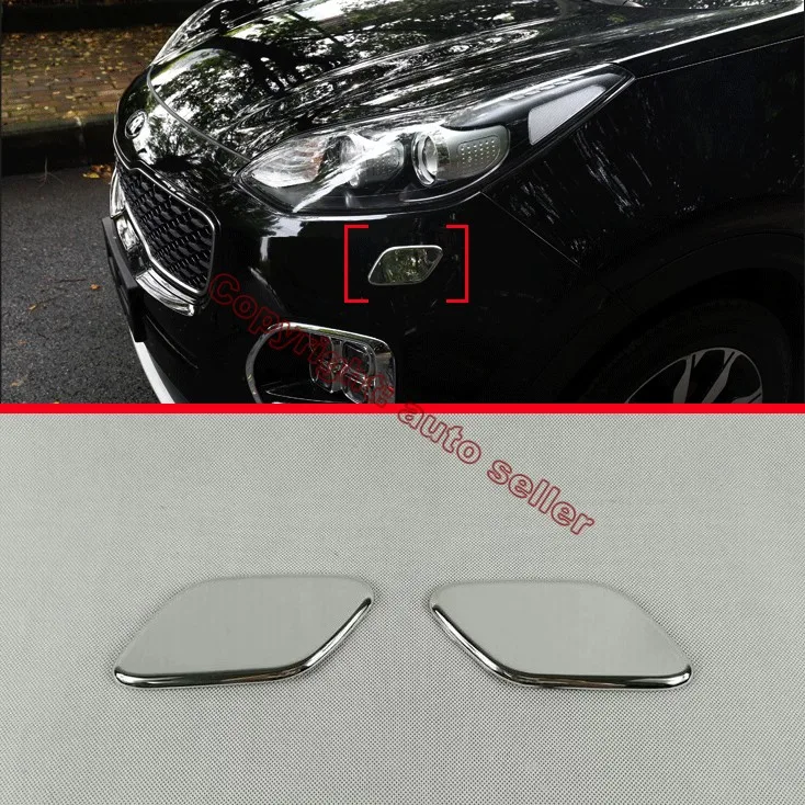 ABS Chrome Headlight Cleaning Device Cover Trim For KIA Sportage 2016 2017 2018 Car Accessories Stickers W4
ABS Chrome Headlight Cleaning Device Cover Trim For KIA Sportage 2016 2017 2018 Car Accessories Stickers W4