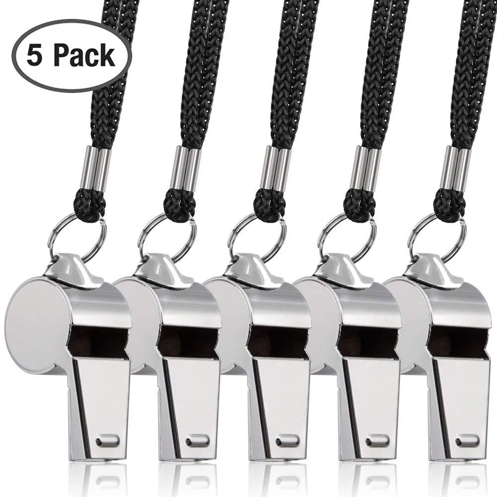 5Pcs Metal Stainless Steel Referee Judge Whistle Survival Emergency Tools outdoor survival kamp malzemeleri tools
5Pcs Metal Stainless Steel Referee Judge Whistle Survival Emergency Tools outdoor survival kamp malzemeleri tools