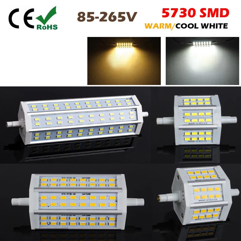 R7S LED Bulb Lamp SMD 5730 Dimmable 15W 20W 30W 78mm,118mm,189mm AC85-265V LED Bulb Spotlight Replace Halogen Floodlight Lamp
R7S LED Bulb Lamp SMD 5730 Dimmable 15W 20W 30W 78mm,118mm,189mm AC85-265V LED Bulb Spotlight Replace Halogen Floodlight Lamp