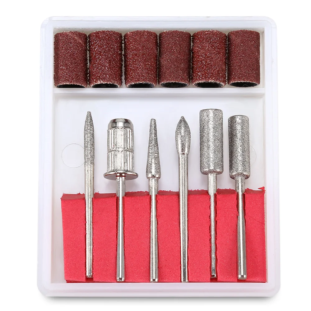 New 6pcs Nail Art Electric Drill Bits Replacement Grinding Heads Tip Accessories Drill Bits Set Manicure Machine Tool
New 6pcs Nail Art Electric Drill Bits Replacement Grinding Heads Tip Accessories Drill Bits Set Manicure Machine Tool