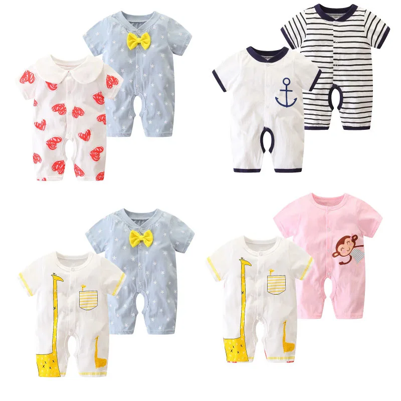 Summer Baby Boy roupa de bebes Newborn Jumpsuit Long Sleeve Cotton Pajamas 0-12 Months Rompers Baby Clothes
Summer Baby Boy roupa de bebes Newborn Jumpsuit Long Sleeve Cotton Pajamas 0-12 Months Rompers Baby Clothes