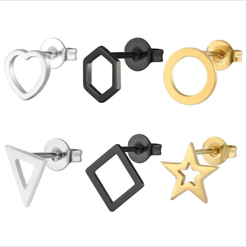 PE14 Titanium Geometric Shape Stud Earrings 316l Stainless Steel Earring IP Plating No Fade Allergy Free Good Quality Jewelry
PE14 Titanium Geometric Shape Stud Earrings 316l Stainless Steel Earring IP Plating No Fade Allergy Free Good Quality Jewelry