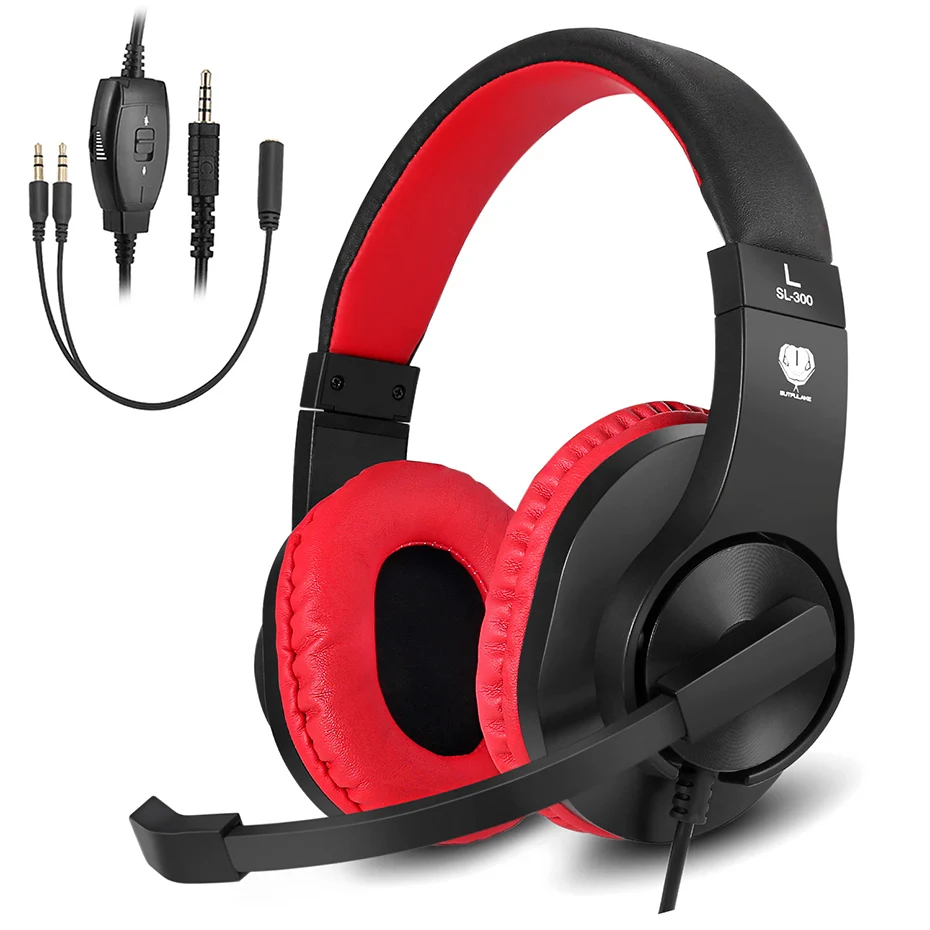 Original Gaming Headset Stereo Sound 2M Wired Headphone Noise Reduction with Microphone for Smartphone / PC
Original Gaming Headset Stereo Sound 2M Wired Headphone Noise Reduction with Microphone for Smartphone / PC