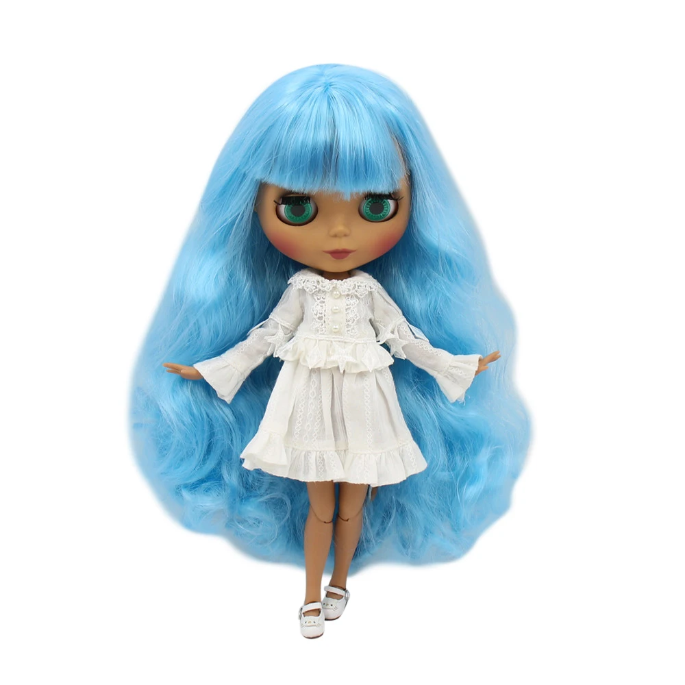 Ледяной DBS Blyth кукольные 1/6 bjd с черной кожи телесного цвета шарнирное тело и