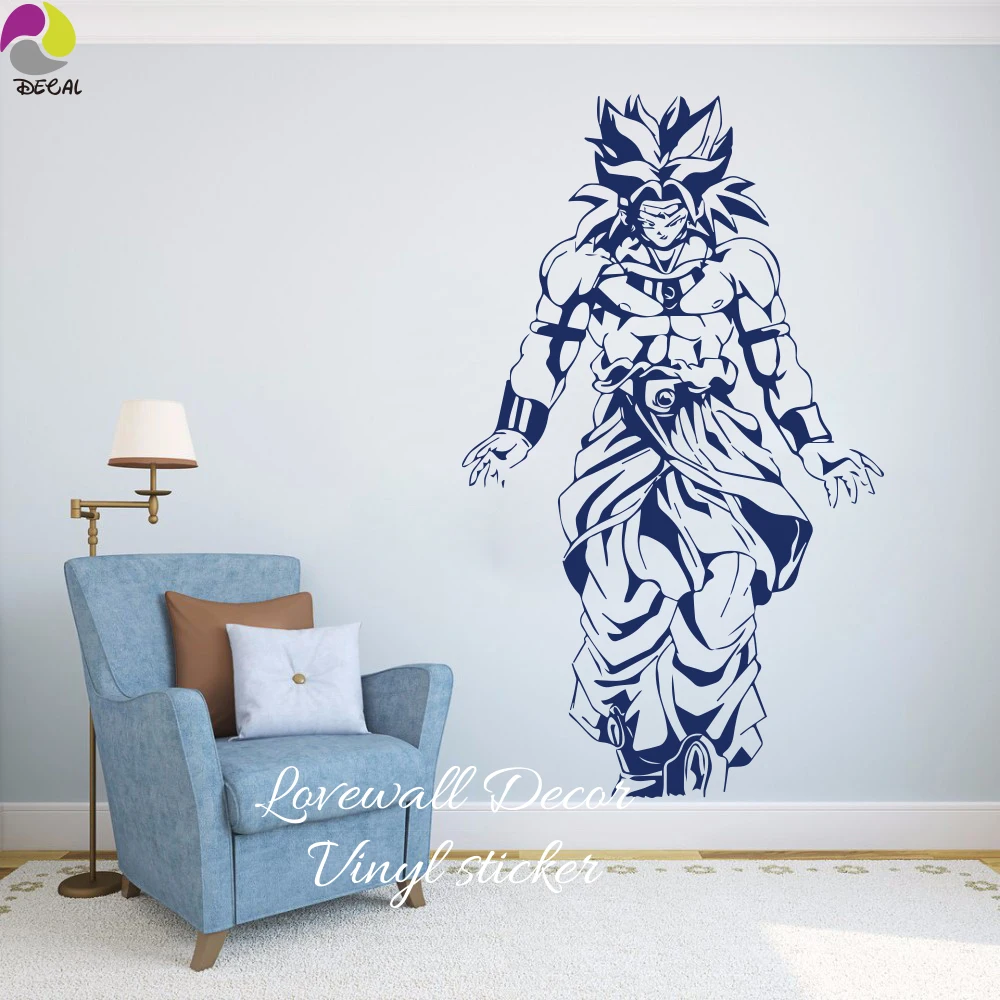 Janpanese Cartoon Dragon Ball Z Dbz Wall Sticker Kids Room Super