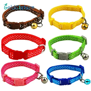 1pcs Dot Print Nylon Dog Puppy Cat Collars Multi Colors Cat Harness With Bell For Pet Small Animal Pets Supplies
1pcs Dot Print Nylon Dog Puppy Cat Collars Multi Colors Cat Harness With Bell For Pet Small Animal Pets Supplies