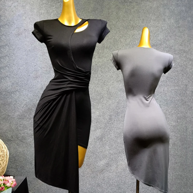 New Women Latin Dress Ladies Costume Irregular Black/Gray Dress Dance 2019 Practice Clothing Flamengo Latin Dance Dress VDB611
New Women Latin Dress Ladies Costume Irregular Black/Gray Dress Dance 2019 Practice Clothing Flamengo Latin Dance Dress VDB611