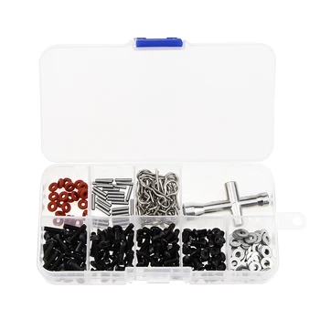 Special Repair Tool and Screws Box Set 270 in 1 for 1/10 RC Car 1PC Hexagon Wrench Head Screws Flat Washer
Special Repair Tool and Screws Box Set 270 in 1 for 1/10 RC Car 1PC Hexagon Wrench Head Screws Flat Washer