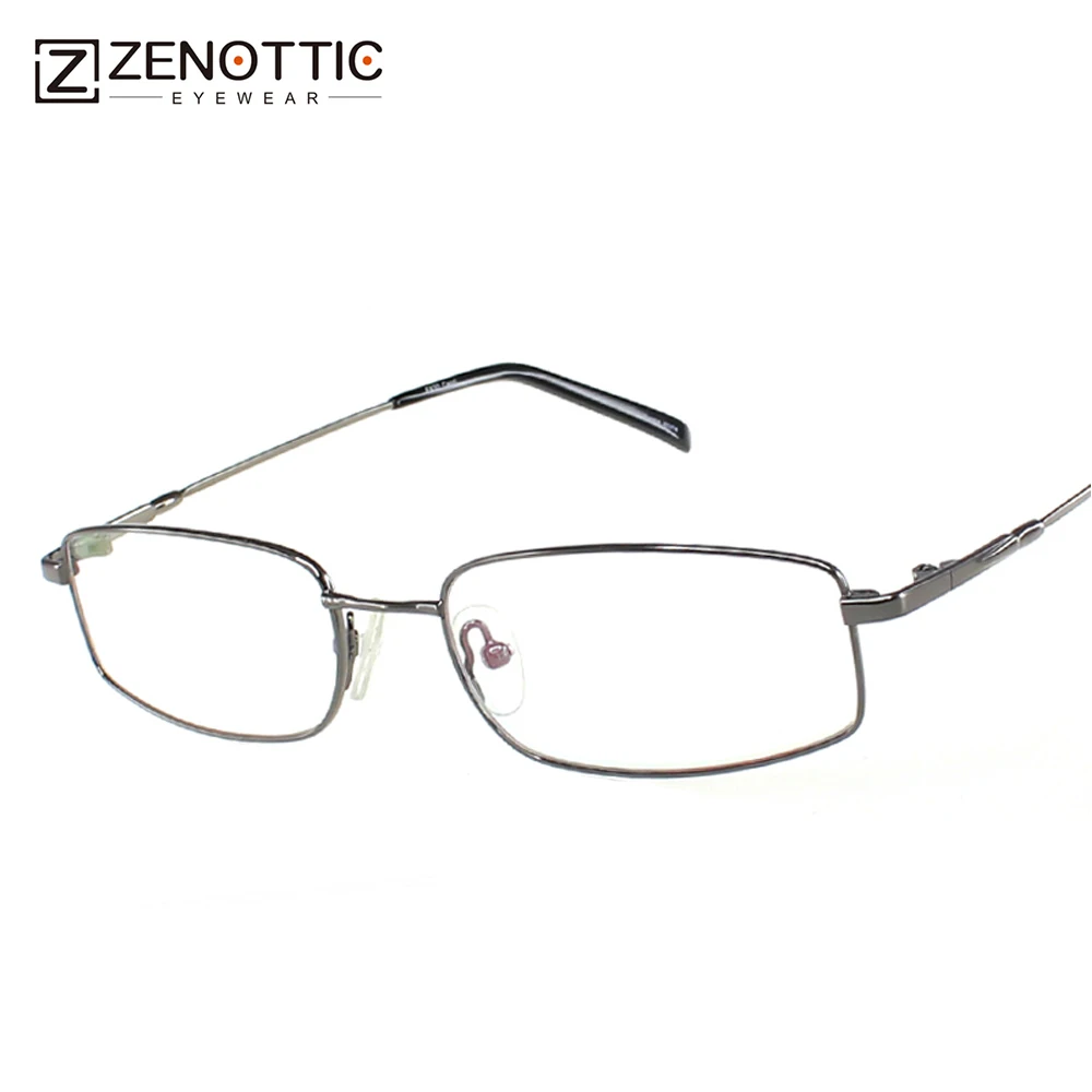 Титановые очки zenotic модные мужские с эффектом памяти гибкие мостиком/дужкой