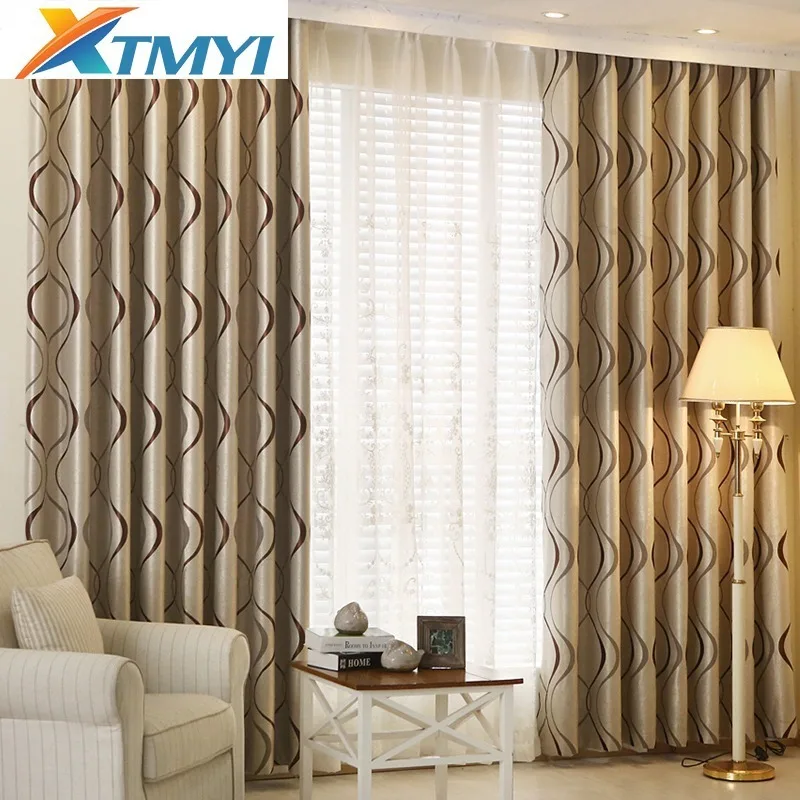 European Damask Curtains For Living Room Luxury Thick Wavy Striped Blackout Curtains Windows Drapes Printing
European Damask Curtains For Living Room Luxury Thick Wavy Striped Blackout Curtains Windows Drapes Printing