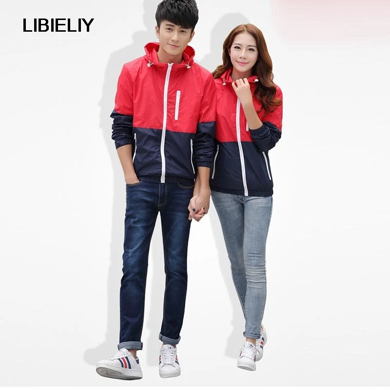 Nice Women Jacket Travel Leisure Water Proof Long-sleeve Hooded Sun Couple Coat Female Color Patchwork Z | Женская одежда