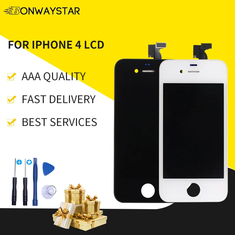 Lcd screen for iphone 4 Display Touch Screen Digitizer Assembly Phone Replacement Parts pantalla ecran 1 free gift tool kit
Lcd screen for iphone 4 Display Touch Screen Digitizer Assembly Phone Replacement Parts pantalla ecran 1 free gift tool kit