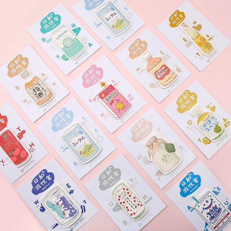 30 Sheets Creative Drinks Party Memo Pad Kawaii N Times Sticky Notes mini Memo Notepad Bookmark Gift Japanese Stationery
30 Sheets Creative Drinks Party Memo Pad Kawaii N Times Sticky Notes mini Memo Notepad Bookmark Gift Japanese Stationery
