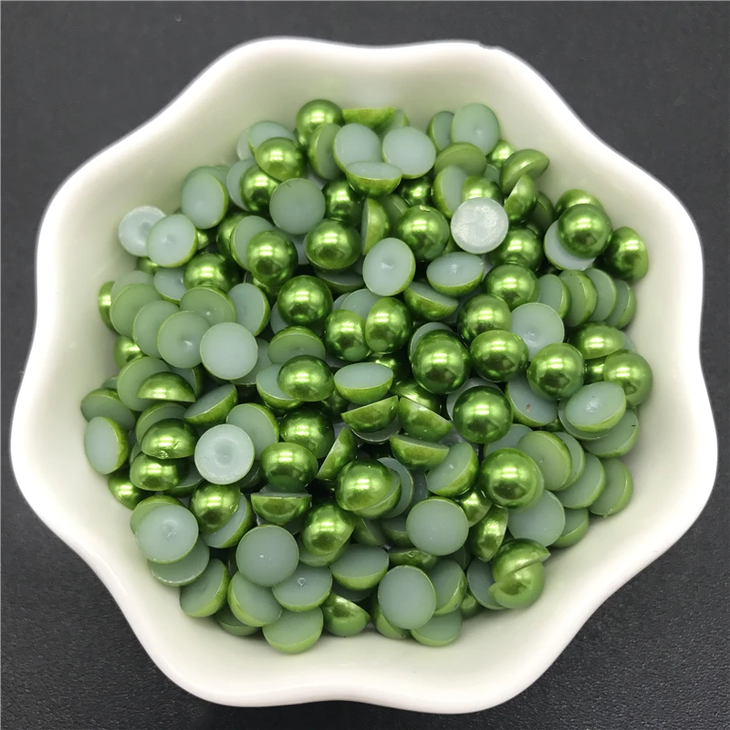 4mm 6mm 8mm 10mm Army Green Imitation Pearl Half Round Pearl Flat Back Scrapbook Beads DIY Jewelry Making
4mm 6mm 8mm 10mm Army Green Imitation Pearl Half Round Pearl Flat Back Scrapbook Beads DIY Jewelry Making