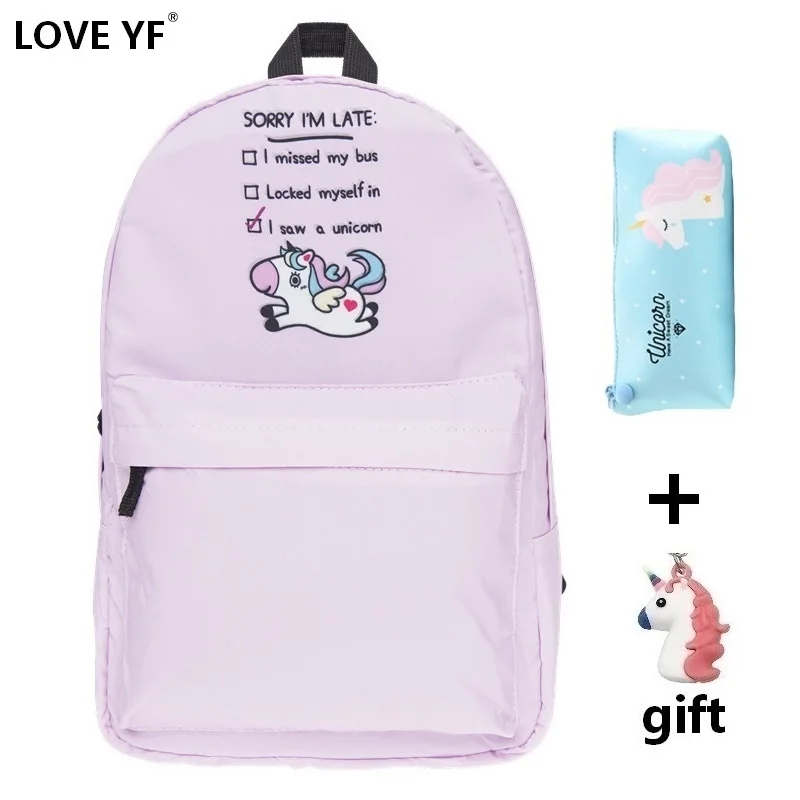 New Fashion Unicorn Women Backpacks Cartoon Kawaii school bag Hologram Women GirlsTravel bag For Childre borse da donna a scuola
New Fashion Unicorn Women Backpacks Cartoon Kawaii school bag Hologram Women GirlsTravel bag For Childre borse da donna a scuola