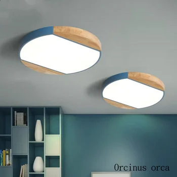 Nordic modern simple wood ceiling lamp living room bedroom creative personality candy color LED ceiling lamp free shipping
Nordic modern simple wood ceiling lamp living room bedroom creative personality candy color LED ceiling lamp free shipping