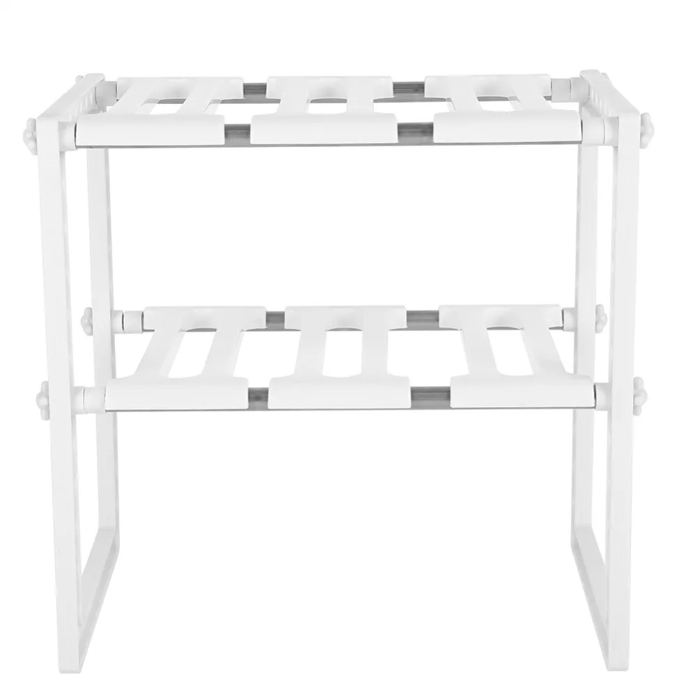 Adjustable Double Layer Stand Storage Shelf Space Save Cupboard Extending Extra Home Kitchen Shelf Bathroom Storage Rack Holder
Adjustable Double Layer Stand Storage Shelf Space Save Cupboard Extending Extra Home Kitchen Shelf Bathroom Storage Rack Holder