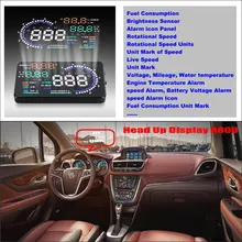 For Buick Encore/Envision 2013-2020 Car HUD Head Up Display Auto Accessories Safe Driving Screen Projector Plug And Play
For Buick Encore/Envision 2013-2020 Car HUD Head Up Display Auto Accessories Safe Driving Screen Projector Plug And Play