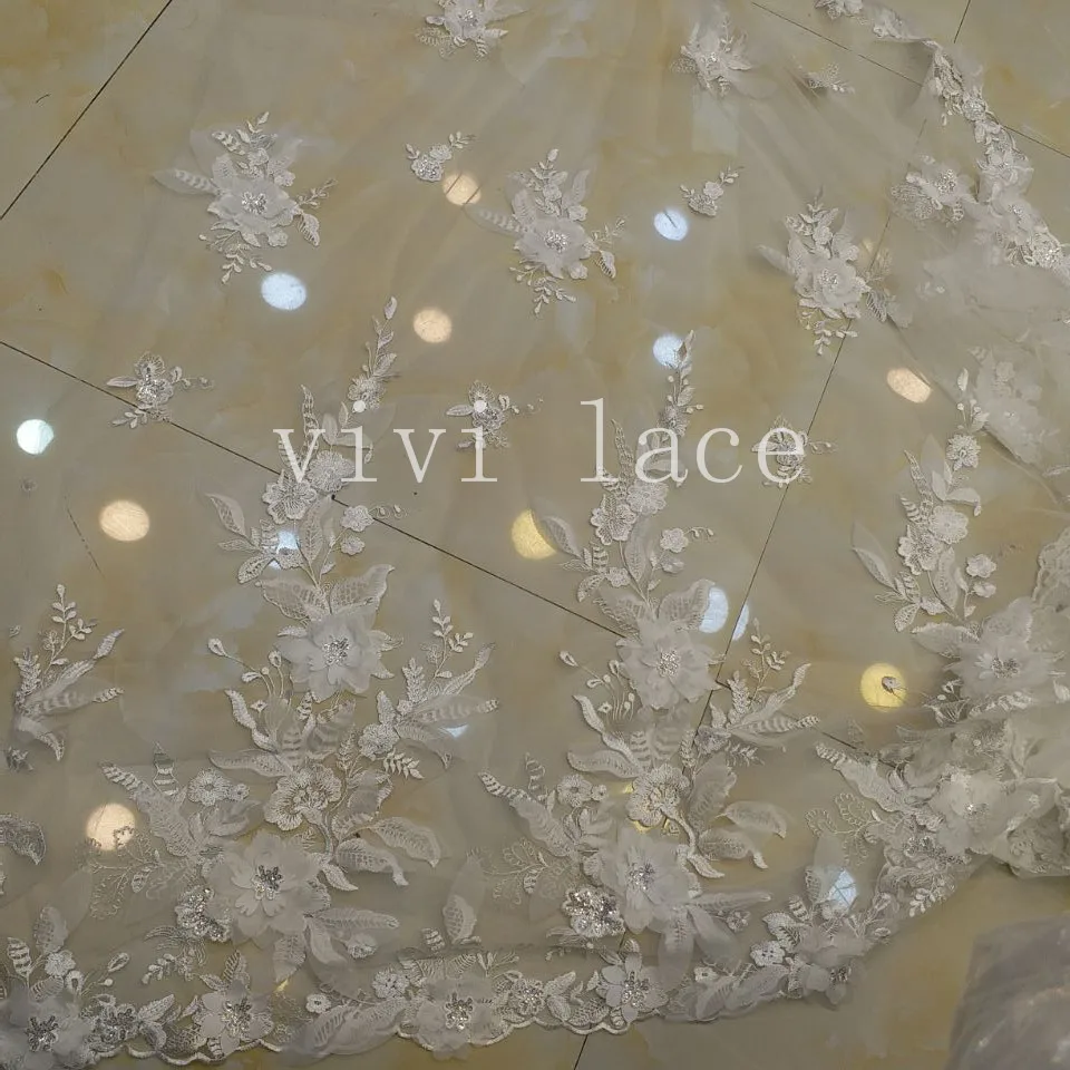 5yards JSL001# 3d offwhite ivory applique luxury embroidery best quality tulle mesh lace for sawing dress
5yards JSL001# 3d offwhite ivory applique luxury embroidery best quality tulle mesh lace for sawing dress