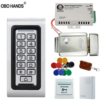 IP68 Waterproof Access Control System Kit 125KHz RFID Keypad Card Reader + Electric Lock +Door Exit Switch Power Supply Outdoor
IP68 Waterproof Access Control System Kit 125KHz RFID Keypad Card Reader + Electric Lock +Door Exit Switch Power Supply Outdoor