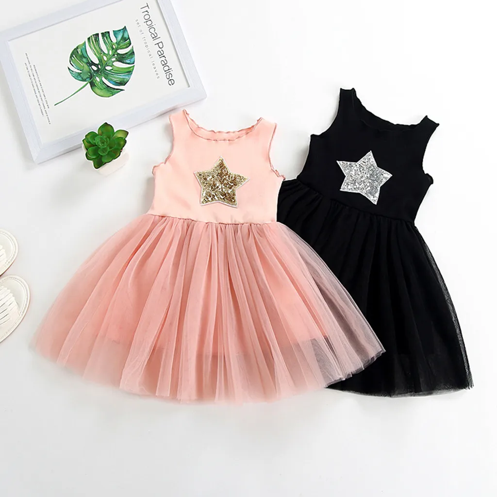 Fashion Baby Girl Clothes Toddler Kids Baby Girl Sequins Star Printed Dress Sleeveless Lace Princess Dresses Hot Clothes @30
Fashion Baby Girl Clothes Toddler Kids Baby Girl Sequins Star Printed Dress Sleeveless Lace Princess Dresses Hot Clothes @30