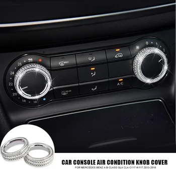 Diamond Car Console Air Condition Knob Trim Cover For Mercedes Benz A B Class GLA CLA C117 W117 2013-2018 Car Accessories
Diamond Car Console Air Condition Knob Trim Cover For Mercedes Benz A B Class GLA CLA C117 W117 2013-2018 Car Accessories