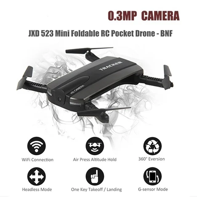 

JXD 523 Foldable Drone With Camera Pocket Fpv Quadcopter Rc Drones Phone Control Wifi Mini Dron VS JJRC H37 Elfie Selfie Dron