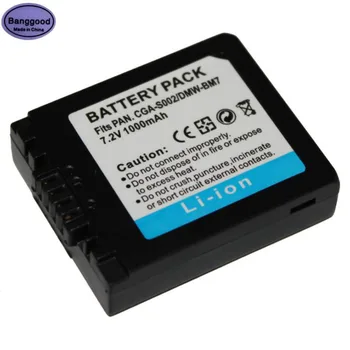 7.2V 1000mAh CGAS002 CGA-S002 DMW-BM7 DMWBM7 Camera Battery Pack For Panasonic DMC-FZ1 DMC-FZ10 DMC-FZ10EG-K DMC-FZ3B
7.2V 1000mAh CGAS002 CGA-S002 DMW-BM7 DMWBM7 Camera Battery Pack For Panasonic DMC-FZ1 DMC-FZ10 DMC-FZ10EG-K DMC-FZ3B