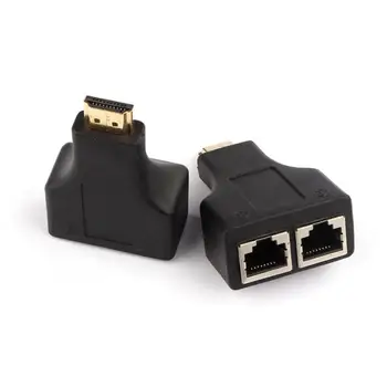 MOSUNX HDMI To Dual Port RJ45 Network Cable Extender Over by for Cat 5e / 6 1080p Futural Digital Drop Shipping F35
MOSUNX HDMI To Dual Port RJ45 Network Cable Extender Over by for Cat 5e / 6 1080p Futural Digital Drop Shipping F35