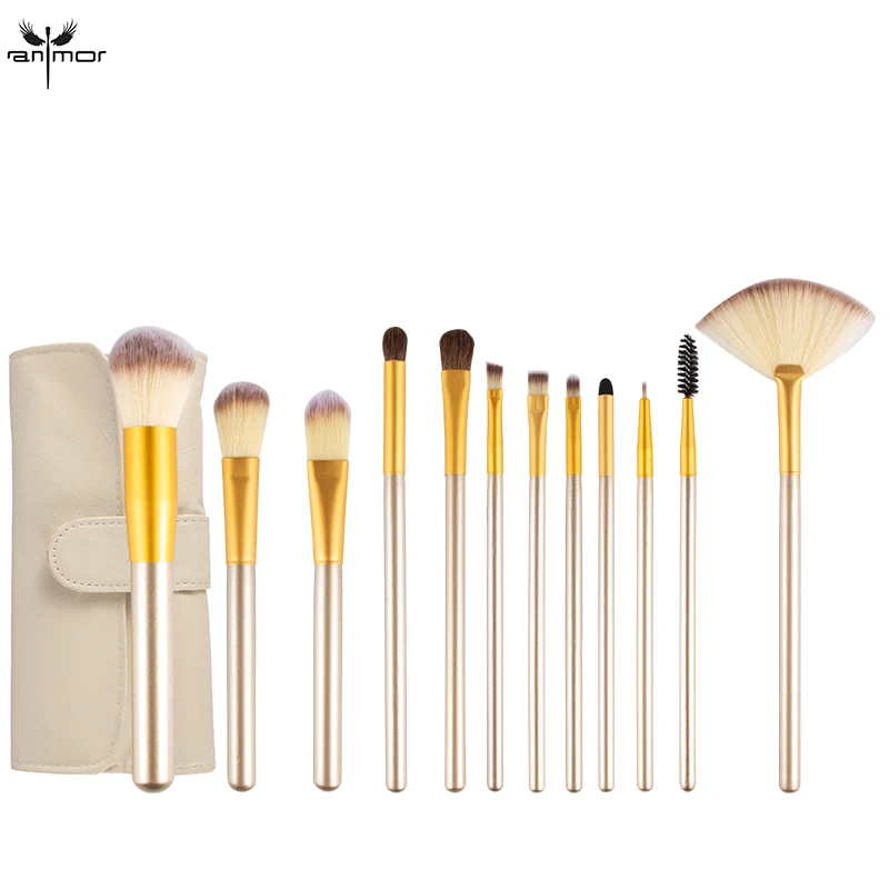 Anmor 12Pcs Makeup Brushes Make Up Brush Set Professional Foundation Eye Eyeshadow Cleaner Blending Portable Whit Cosmetic Bag
Anmor 12Pcs Makeup Brushes Make Up Brush Set Professional Foundation Eye Eyeshadow Cleaner Blending Portable Whit Cosmetic Bag