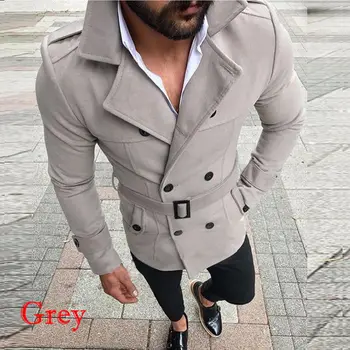 Trench 2018 New Brand Woolen Overcoat Men Winter Vintage Long Sleeve Sashes Casual Trench Reefer Double Breasted
Trench 2018 New Brand Woolen Overcoat Men Winter Vintage Long Sleeve Sashes Casual Trench Reefer Double Breasted