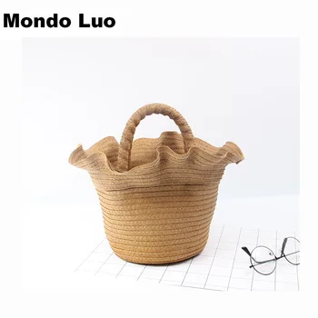 2018 new beach bag with wave edge women straw bag with string popular travel bag solid color simple all-match well designed
2018 new beach bag with wave edge women straw bag with string popular travel bag solid color simple all-match well designed