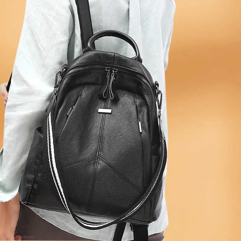 Backpack Women 2019 New Soft Real Leather Backpack Fashion School Bags for Teenage Girls Small Backpack Mochila
Backpack Women 2019 New Soft Real Leather Backpack Fashion School Bags for Teenage Girls Small Backpack Mochila